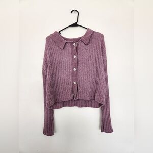 Women's Purple/Mauve Knit Sweater